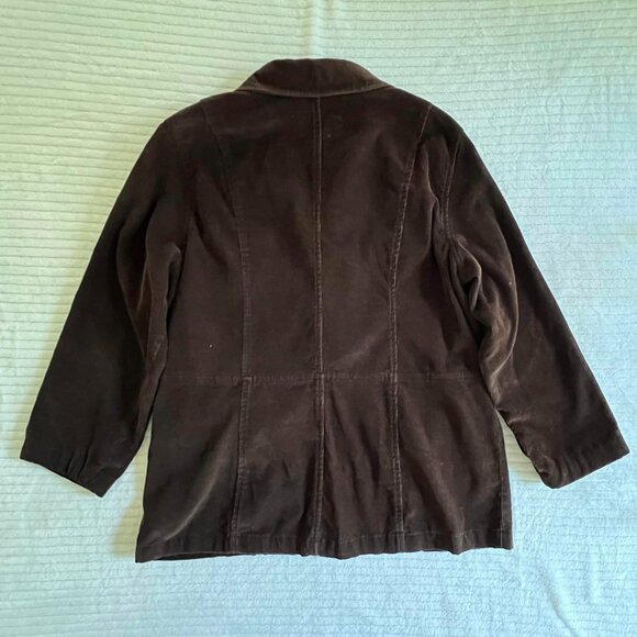 Size XL Havanna Jack's Cafe Retro Brown Corduroy Button Down Jacket - Picture 10 of 10